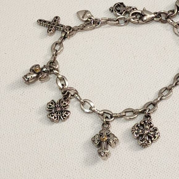 BRIGHTON faith, hope, religious,‎ cross charm bracelet - Picture 3 of 7